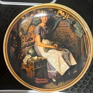 Norman Rockwell Decorative Plate - Vintage Charm